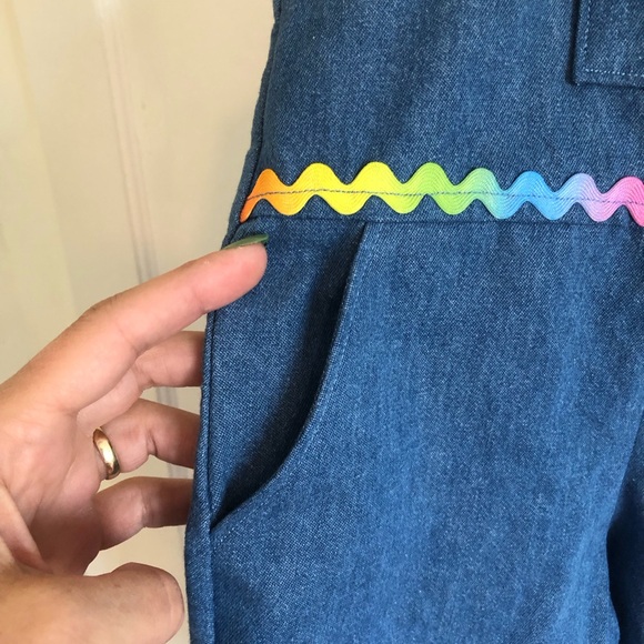 High Quality Handmade Kids Jean Overalls - 3T - Picture 3 of 6